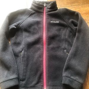 Columbia Girls Size Medium Fleece ZIP Up
